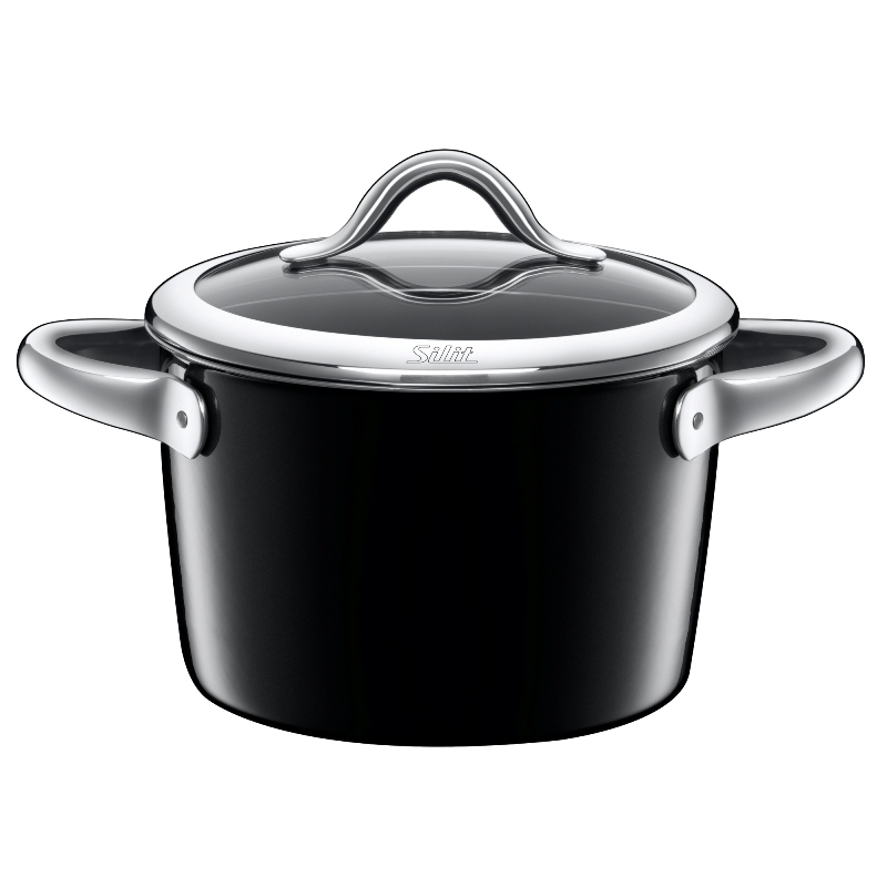 Silit Vitaliano Nero Topf-Set 4 tlg. Kochtopfset Induktion