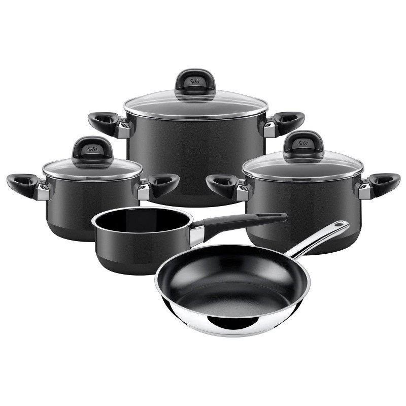 Silit Modesto Grey Topf-Set 5 tlg. Kochtopfset Silargan